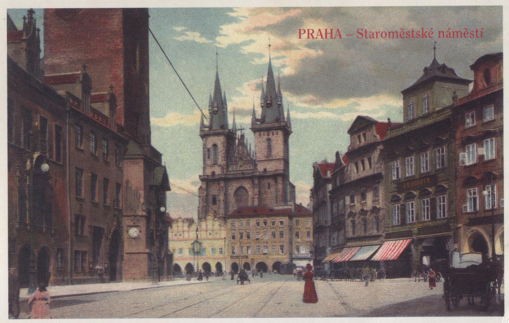 pohlednice Prahy
