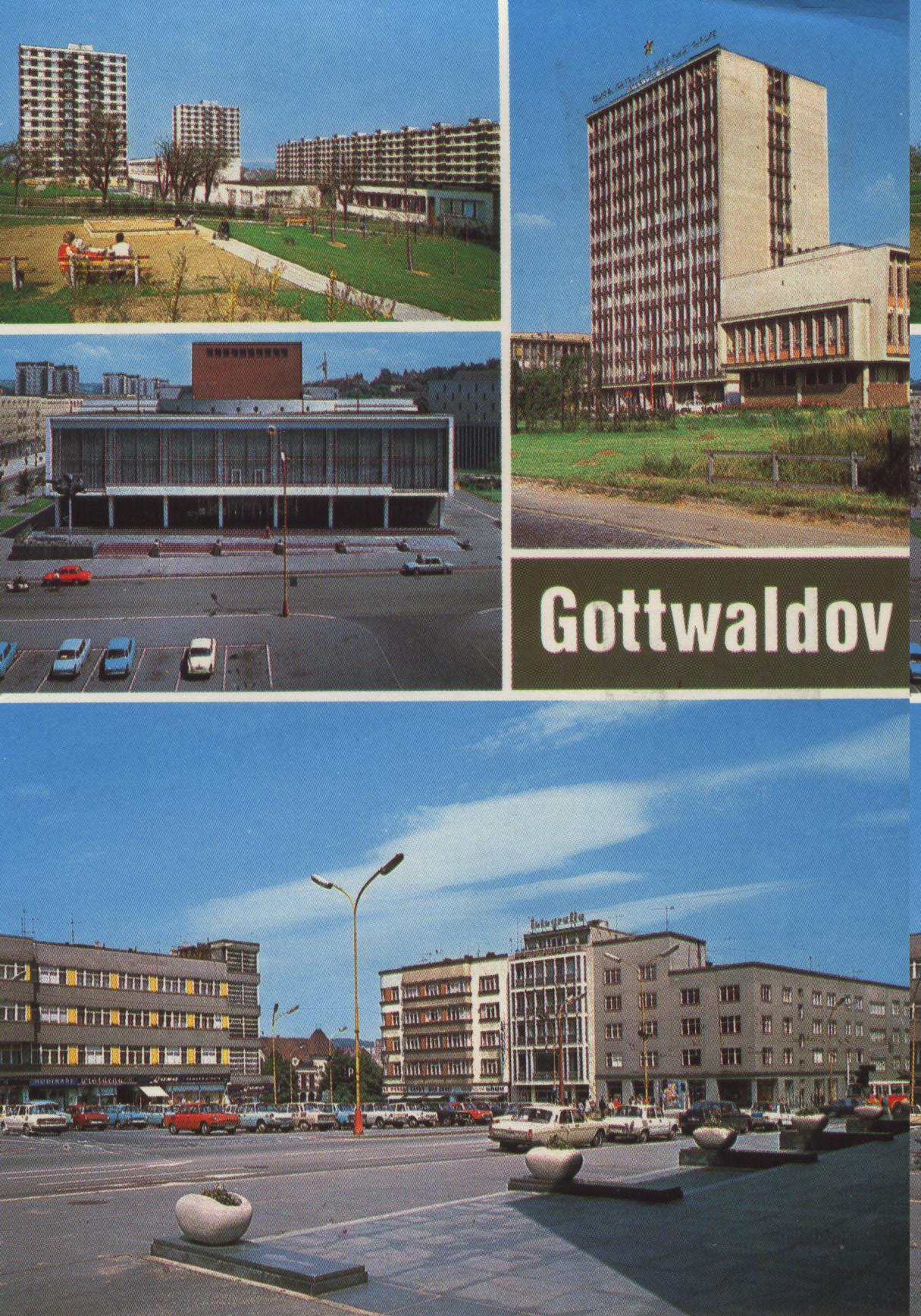 pohlednice Gottwaldova